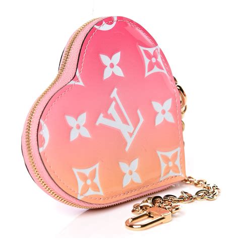 pink heart shaped louis vuitton coin purse|louis vuitton rosalie coin purse.